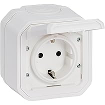 LEGRAND Plexo New Abdeckung - Feuchtraum Schalter IP55 Grau