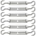 Confezione da 10 tenditori per funi metalliche, tenditori per