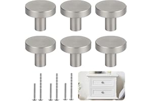 Wekuw 6 Piezas Pomo Armario (Plata) Tirador Armario Tiradores Cajones Vintage Tiradores Cajones Cocina Armarios Pomos Pomos de Cajón Tirador Cajon Adecuado para Armario con Cajones de Escritorio
