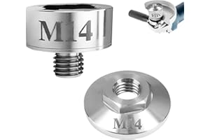 JCRWXP M14 Adapter für Xlock mit M14-Sicherungsmutter, Winkelschleifer Zubehör, Schnellspannmutter für Winkelschleifer, Schnellspannmutter für Winkelschleifer