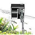 Cherlam Ultra Quiet Premium Hang On Back Filter for Planted Aquarium Fish Tank with Surface Skimmer by Petzlifeworld (3.5 Watts)