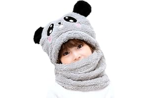 MK MATT KEELY Set Cappello Sciarpa Bambini 1-14 Anni Cappelli Berretto Peluche Fodera Caldo Invernale Ragazzo