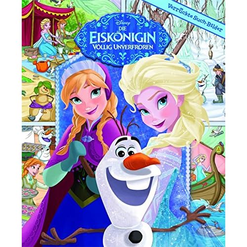 Die Eiskönigin, Olaf und seine Freunde - Verrückte Such-Bilder, Hardcover-Wimmelbuch