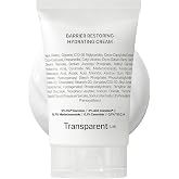 Transparent Lab Barrier Restoring Hydrating Cream Ultra Moisturizing Face Cream 50ml - with Ceramides, Hyaluronic Acid and Ce