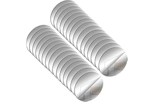 DARENYI 30 Pezzi Adesivi da Parete a Specchio 3cm Rotondo Specchio da Parete Specchio Adesivo da Parete Removibile Adesivi da Parete a Specchio per Casa Decorazione Soggiorno Camera da Letto