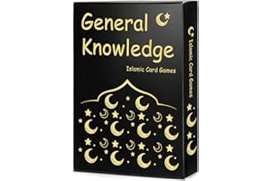 SHCHME Islamic Card Game Muslim Ramadan Card Question Game Eid Mubarak Party Card Eid Gift Ramadan Party Supplies for Family Friends