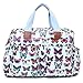 Miss Lulu 4 Piece Butterfly Baby Nappy Changing Bag Set (Blue)