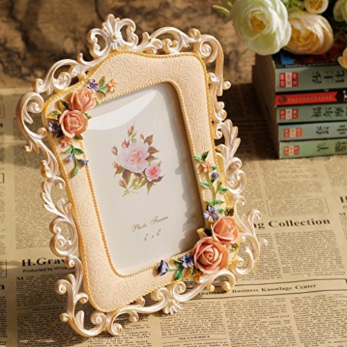 Giftgarden 10×15 Blüte Bilderrahmen beige Dekoartikel Geschenke Freunde - 8