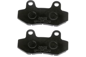 qiuxiaoaa 2pcs 90cc 125cc 110cc Twin Pot Classic Pit Dirt Bike Motercycle Rear Brake Pads Motorcycle brake pads black