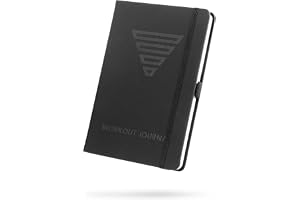 GORNATION Träningsdagbok, träningsplanerare, fitnesdagbok, anteckningsbok för styrketräning, fitnessjournal, fitness-planerare, workout journal, träningsplanerare
