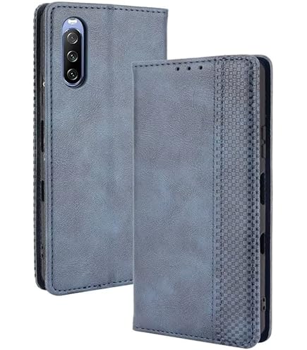 Asuwish Handyhülle Für Sony Xperia 10 III 5G – Brieftaschenhülle Mit Kartenfächern, Standfuß & Geschenk-Set
