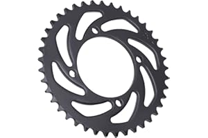 ‎FOCKETY Fockety 420 41 Zähne 76 Mm Ritzel Hinten, Stahl-Motorrad-Kettenrad Passend für 420-Kette, Schwarzes Reparaturzubehör für Hintere Kettenräder für Kartautos, Quads und Leichte Motorräder