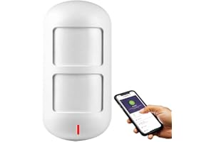 WOLF GUARD Wolf-Guard Rilevatore di Movimento WiFi 2.4 GHz, Sensore PIR Intelligente Compatibile con Tuya Smart Life, Notifiche in Tempo Reale, Integrazione Alexa/Google Home