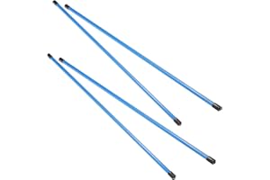 Anneome 4pcs Golf Direction Stick Golf Swing Trainers Swing Training Aid Club Alignment Stick Golf Training Alignment Sticks Golf Swing Sticks Multifunction Indicator Stick Equipment Blue