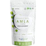 Bio Amla Beeren Pulver - 500g Ayurveda Pulver - Laborgeprüft & Bio Qualität - Amalaki Naturprodukt - Indische Stachelbeere mi