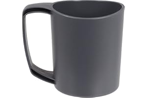 Lifeventure Ellipse Reusable Mug for Camping, Travel & Outdoor - Graphite