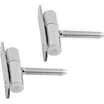 Cerniere Per Porte Interne GedoTec - Coppia Di Cerniere A Fascetta Portante 40kg Per Montaggio A Scomparsa - Foto 5