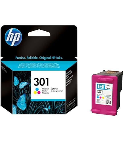 HP 301XL Tintenpatronen 3er Set - Hochkapazität, Geeignet Für HP DeskJet 1000, 1010, 1050 Uvm.