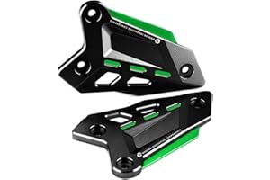 Modeer Per kawasaki Z900 2018-2023 Z900SE 2022 2023 Moto CNC Poggiapiedi Pedale Protezione Foot Peg Heel Plates Guard Cover z900 se z 900 Accessori (nero-verde)