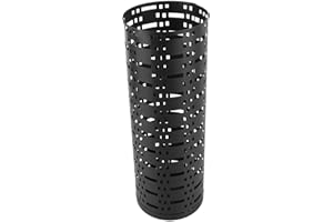 BANAPOY Stojak na Parasole, Metalowy Uchwyt na Parasole do Przedpokoju w Pomieszczeniach Biurowych na Zewnątrz, Okrągły Kosz do Przechowywania Stojaków na Parasole, Oszczędzający Miejsce