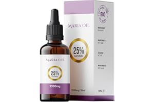 MARIA CBD OIL Maria Oil 25% canapa hemp olio C B D relax rilassa e distende, 100% naturale Ideale lenire,estratto 100% da Semi spremuto a freddo filtrato.Prodotto RIlassante contro fastidi e reumi
