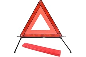 Yitobici Triangle de présignalisation Pliable pour Voiture pour Panneaux d'avertissement, Triangle de présignalisation avec lequel s'affiche en Cas d'arrêt temporaire ou de Panne du véhicule