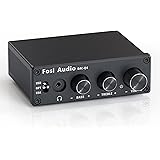 Fosi Audio Q4 Kopfhörer Verstärker Mini Stereo DAC | USB/Optisch/Koaxial zu RCA AUX 24 Bit/192 kHz, Digital zu Analog Audio C