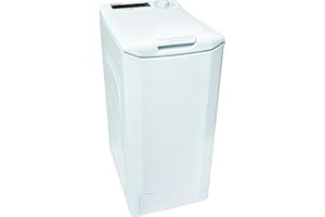 Candy Smart CSTGC 48TE/1-84 Waschmaschine Toplader / 8 kg / 1400 U/Min. / Mix Power System/Gentle Touch Öffnungsmechanismus/Smarte Bedienung mit NFC-Technologie/deutsche Bedienblende, weiß