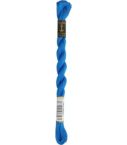 Anchor Stickgarn – 100% Baumwolle, Stärke 5, 21 M Lauflänge, 7 G, Farbe 1375, Für Sticken & Handarbeit