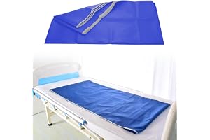 Patientglidlakan, återanvändbar glidduk för sängliggande 200 x 100 cm, glidduk för sängöverföring för vridning, glidhjälpmedel, glidpresenning, överföringslakan för bil, rullstolar, säng