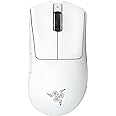 Razer DeathAdder V3 Pro - Lightweight Wireless Ergonomic Esports Mouse (63g Lightweight Design, Focus Pro 30K Optical Sensor, Mouse Switches Gen-3, HyperSpeed Wireless) White