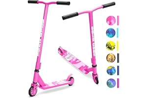 BOLDCUBE Stunt Scooter | Trottinette Freestyle 6-12 8-12 Ans | Freestyle Pro 360° | Aluminium | ABEC 7 | Enfants Ados et Adultes