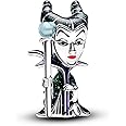 Pandora Disney Villains Maleficent Sterling Silver Charm with Glittery Green Black for Women, Red and Glow in The Dark Blue Enamel