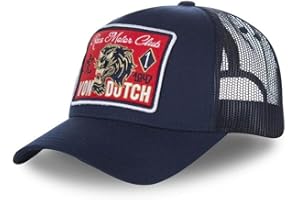 Von Dutch Casquette Homme & Femme Ajustable, Casquette Trucker, Athlétique, Doux et Coupe décontractée