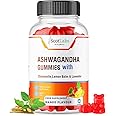 ScotLabs Reduce Stress Formula - Ashwagandha, Levander, Chamomile & Lemon Balm Gummies with Added Vitamin B6, Sugar-Free Vegan, Natural Mango Flavour Candy