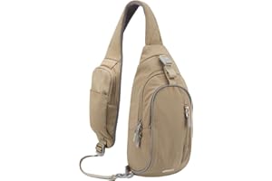Waterfly Crossbody Sling Shoulder Bag: Small Chest Bag Crossover Daily Lightweight Cross Body Bag Hiking Daypack for Men Women