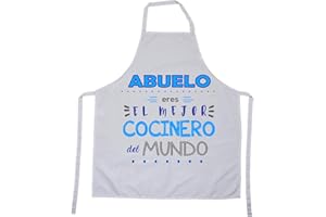 Kembilove Delantal cocina mujer – Regalos personalizados – Delantal con Mensaje Mamá eres la mejor cocinera del Mundo – Que regalar a tu madre – Regalos originales