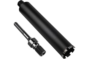 CPROSP Couronne Diamant Ø 82mm 1¼" UNC avec Adaptateur SDS MAX, L 420mm, Carotteuse pour le Carottage Dans le Béton, le Béton Armé, la Maçonnerie et la Pierre