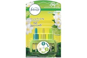 Febreze 3Volution wtyczka zapachowa (20 ml) Bali Jasmin i limonka, uzupełniająca, zapach do pomieszczeń i odświeżacz powietrza
