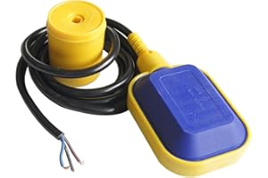 KATSU TOOLS KATSU Interruttore a Galleggiante 220V 16(5) A 2M Cavo Regolatore di Livello Automatico dell'Acqua Rettangolare per Pompa Elettrica, Serbatoio dell'Acqua, Pompa Sommersa
