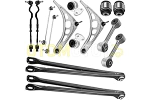 TEILEX GERMANY Kit bracci di sospensione posteriore e anteriore compatibile per BMW 3 E46 318D 320D 330D 320CD 330CD composto da 14 ricambi auto