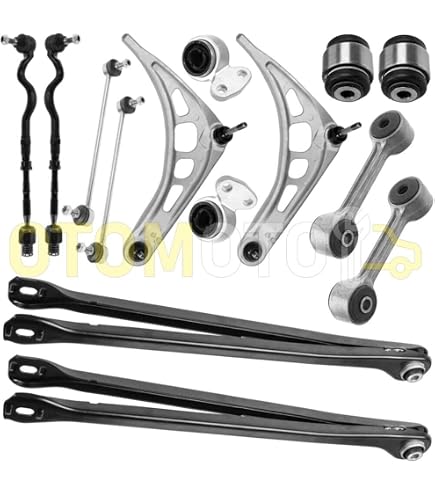 Kit De 10 Bras De Suspension Avant Pour BMW Série 3 E46 / Z4 - Compatible Plusieurs Modèles 1998-2008