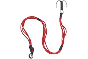 VGEBY Cinghia per Verricello Cinetico Cingolato RC, Corda da Traino Cingolata RC Ad Alta Resistenza con Ganci per Auto RC 1/10 1/8 (Rosso) Accessori per Modelli di Auto