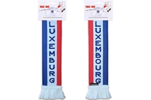 TRUCK DUCK® LKW Auto Minischal Luxembourg Luxemburg Trucker Mini Schal Wimpel Flagge Fahne Saugnapf Spiegel Deko