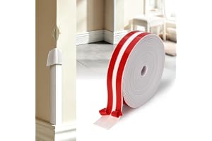 4 cm x 4,5 m vinkelprofil, självhäftande, vit TPE dekorlist, självhäftande