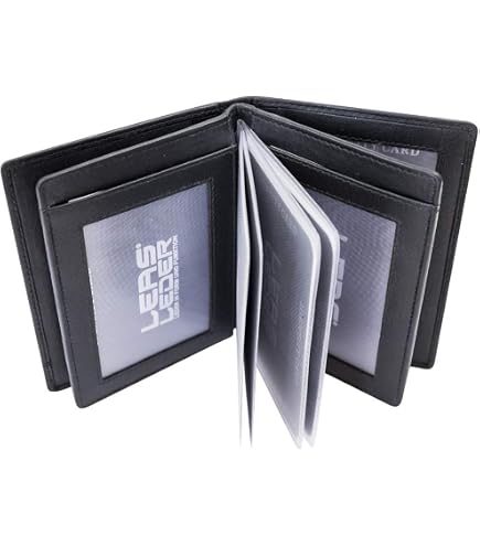 Audi Porte-Cartes I-CLIP - Cuir Noir Avec Logo Et Pince à Billets