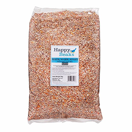 No Waste Wild Bird Seed Mix Premium Grade No Husk Hull & Grow Bird Food