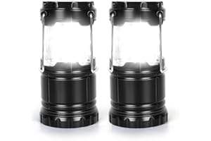 FQDVM Camping Lantern, Led Camping Lights, Camping Lights & Lanterns, Camping Lights Battery Powered, Emergency Lights for Home, Portable Camping Lamp for Hurricane, Emergency, Storm, Outages (2 Pack)