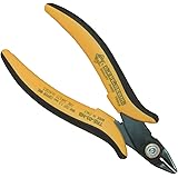 PIERGIACOMI TRE03NB Micro Soft Cutter with an 8 mm Long jaw Set at a 21-Degree Angle for Flush-Cutting Terminal Wires up to 1