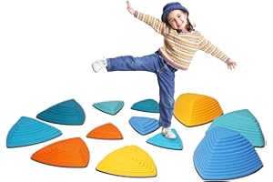 ARKYOMI Balancing stones for children, stacking stones, river stones, balance, large river stones, stepping stones, hilltops river stones